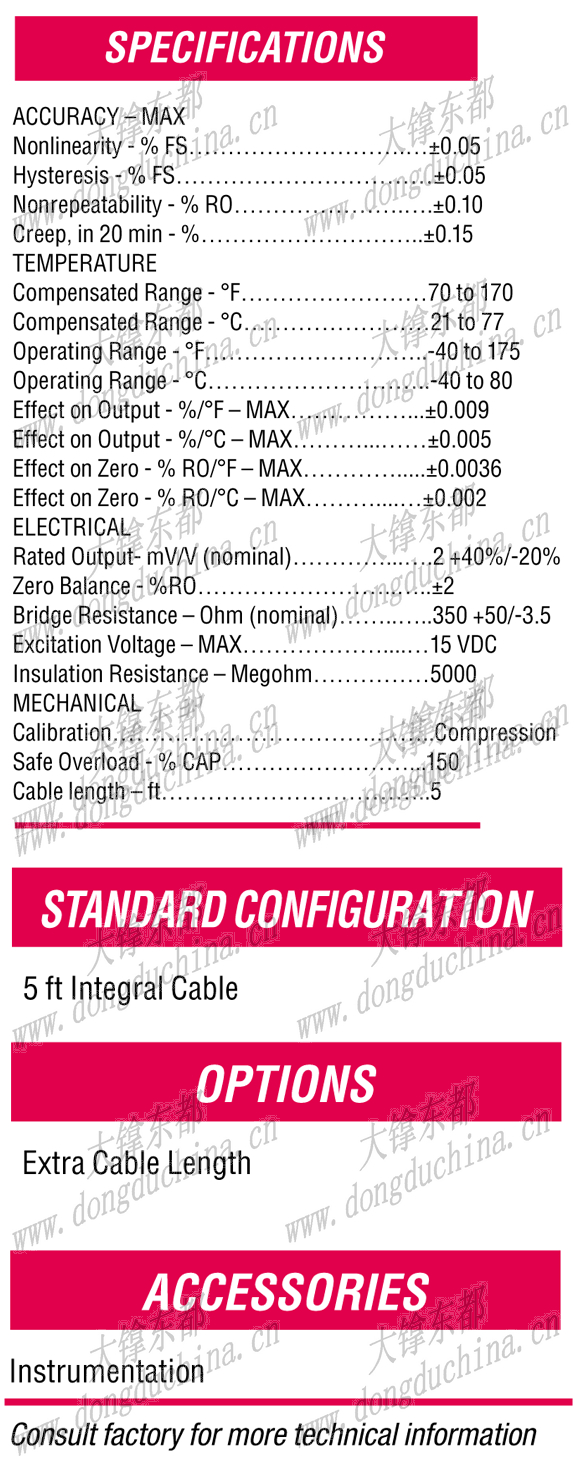 MSC Small Diameter High Capacity Load Button